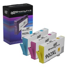 SPEEDYINKS 3PK Replacement for HP 902xl 902 XL Cyan Magenta Yellow Ink Cartridge picture