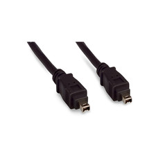 10ft Firewire Cable 4 Pin to 4 Pin - Black picture