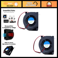 2PCS 5020 DC 24V Axial Cooling Fans for 3D Printer Hotend & Heat Sink - Kobra Se picture