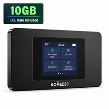 NomadsFi PocketFi X LTE Portable TravelWiFi with 10GB Data (power by GlocalMe) picture