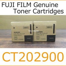 FUJIFILM CT202900 Genuine Black Toner Cartridge Set of 2 picture