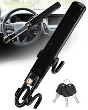 Steering Wheel Lock Anti-Theft Car Device, 3 Keys, Alloy Steel Security Lock picture