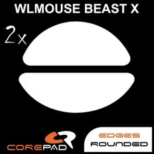Corepad Skatez PRO WLmouse BEAST X Wireless Replacement Mouse Feet PTFE Hype picture