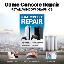 Game Console Repair Nintendo Switch Wii Xbox PS5 video game SIGN BANNER wrap picture