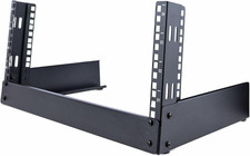 2-Post 4U Desktop Server Rack, Small Open Frame 19In Computer Rack, Compact Netw picture
