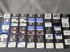Mixed Lot Of 32 Vintage Used Diskettes / Floppy Disks 3.5 picture