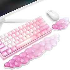 Yuhijoy Cloud Keyboard Wrist Rest, Pink Gradient 1 picture
