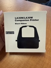 Lot Of 2 Digital LA30N/LA30W Black Printer Ribbon Companion Printers picture