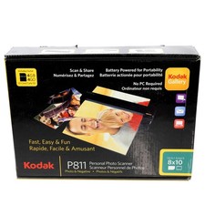 Kodak P811 Personal Photo & Negative Scanner Dark Purple w/ Accessories Open Box picture