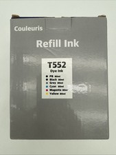 Couleuris T552 Inkjet Refill Bottle Set Black Gray Cyan Magenta Yellow 80ml picture