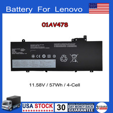 57Wh 01AV478 BATTERY FOR LENOVO ThinkPad T480S Series  L17L3P71 SB10K97622 New picture