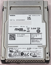 KIOXIA CD6-R 3.84TB U.3 NVMe PCIe 4.0 SSD KCD6XLUL3T84 Dell CRVNC picture