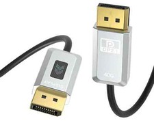 Fiber Optic Displayport Cable 2.1, 40Gbps, 6.6FT picture
