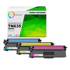 TCT Compatible CMY Toner Cartridge Replacement for Brother TN635 – 3-Pack picture