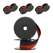 4Pack Sharp EL-1197PIII Calculator Ribbon Universal，Compatible Red and Black picture