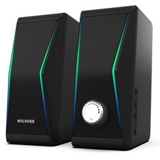 Nylavee Computer Speakers Bluetooth Hi-Fi Stereo PC 3.5mm SK600Pro picture