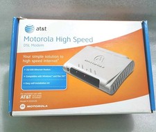 Motorola 2210-02-1006 High Speed Internet DSL Modem, Power Supply Adapter picture