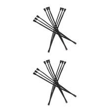 Reusable 6Pcs Fan Splitter Cable for Computer Cooling Black Durable picture