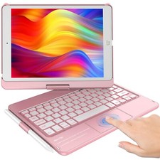 KBCASE Touchpad Keyboard Case for iPad 9th/8th/7th 10.2 inch, Backlit Trackpa... picture