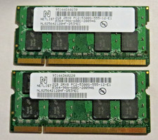 4GB Kit 2x2GB DDR2 667MHz PC2-5300S Laptop RAM Netlist NL825642120HF-D53MEC picture
