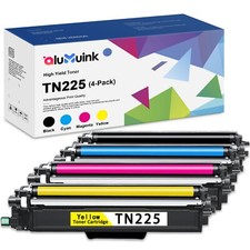TN225 TN221 4PK Toner Replacement For Brother TN-225 TN-221 HL-3140CW HL-3150CDN picture