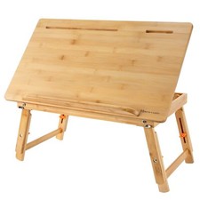 Drawing Table Laptop Desk Adjustable Drafting Desk Foldable Bamboo Bed Tray With picture