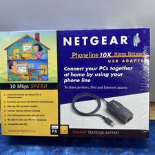 NEW Netgear PA101 Phoneline 10x Home Network USB Adapter SEALED IN BOX picture