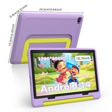 2025 New Kids Tablet 10 inch Android 14 Tablets for kids 3-12 64GB Shockproof picture