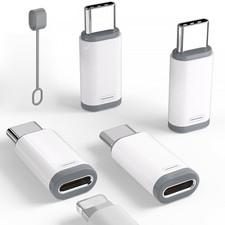 4 Pack Lightning to USB C Adapter Compatible For iPhone 17 White picture
