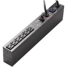 Eaton 1U Basic Rack 6 5-15R Outlet 110-125V 12A PDU HotSwap EHBPL1500RPDU1U picture