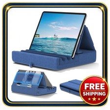 Tablet Pillow Holder Foldable for iPad 4-13 inch with Pockets picture