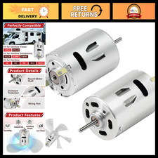 2 Pcs 12V DC Fan Motor for RV Ventilation, Compatible with Vent Fans, Quiet Oper picture