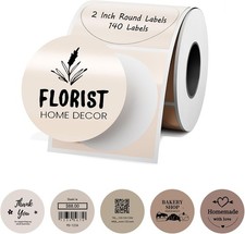 M110 Labels- 2 Inch Color Round Label with 140 Pcs for for M110/M100/M220/M250 picture