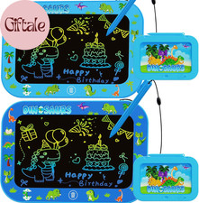 2Pack LCD Writing Tablet for Kids,10Inch Colorful Reusable Electronic Toddler Do picture