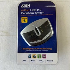 Aten Auto Peripheral Switch 4x1 USB 2.0, 4x PC, 1x USB 2.0 Ports, Auto Port S... picture