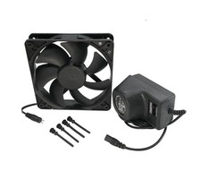 2x Cool Components 120MM Fan Kit with Power Supply, p/n fk-120-1, new-in-box picture