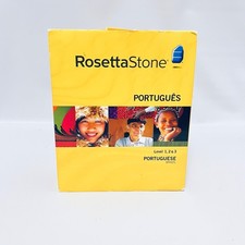 Rosetta Stone Portuguese (Brazil) Level 1, 2 & 3 Visual & Audio Method No Code picture