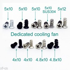 100pcs Durable Screws Computer PC Case Cooling Fan Mount Screws For Fans picture