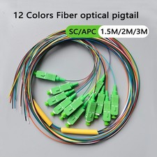 Wholesale  1/3/5pcs Optical Fiber Pigtail SC/APC 12 Colors 0.9mm 1.5M/2M/3M picture