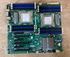 Super Micro X9DAi Motherboard 2X Xeon E5-2620 Processors w/ 8+8 GB DDR3 RAM picture