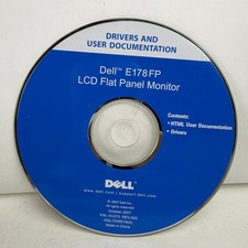 Dell E178FP LCD Monitor Drivers CD HU370 Rev A02 2007 Light Scratches picture