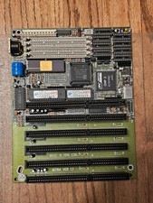 NOS RARE PCChips M216 286 mini Motherboard w/Harris 20 Mhz, FPU & Intel 286XL picture