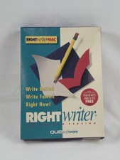 RIGHTwriterMAC Intelligent Grammar Checker Software for Macintosh Version 3.1 picture