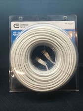 Commercial Electric 150 FT Cat5e Patch Cord 100MHz White CE Tech 1001 528 283 picture