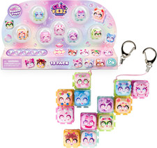 Clickeez Series 3 12-Pack Keyboard Clicker Fidget Toys Bubble Pops 2 Keychains picture