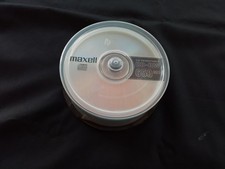 25 Maxell CD-RW Rewritable Blank Discs 650MB Capacity Spindle/Cake Box Packaging picture