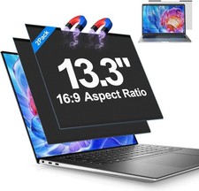 Magnetic Privacy Screen Filter for Laptops 13.3 inch 2Pack, Anti-Glare Shield picture