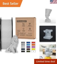 High Precision 1.75mm PLA Filament - Marble Grey 1kg Spool, Ideal for All Users picture