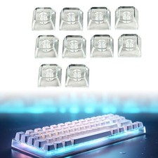 10 Pieces 1U Xda Profile Keycaps for Mechanical Keyboard Portable Men Women picture