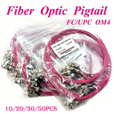 1.5M OM4 Multi Mode Fiber Pigtail UPC FC LC SC 0.9mm PVC FTTH Optic Fiber Jumper picture